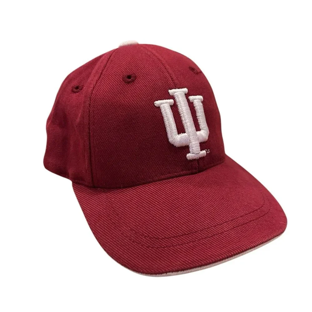 Youth IU Indiana University Crimson Red Ball-cap Hat